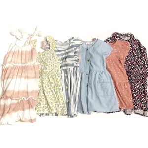 Girl’s 3T Spring / Summer Dresses Lot Set of 6
